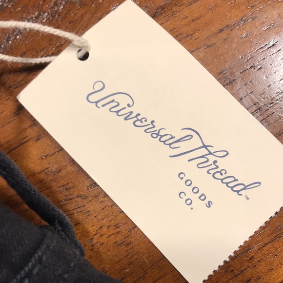 Universal Thread Mid Rise Skinny Distressed Jeans Raw Hem - Picture 6 of 15